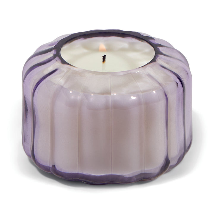 Paddywax Ribbed Glass Candle Salted Iris
