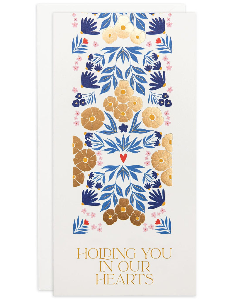 Holding You In Our Hearts Tall Card