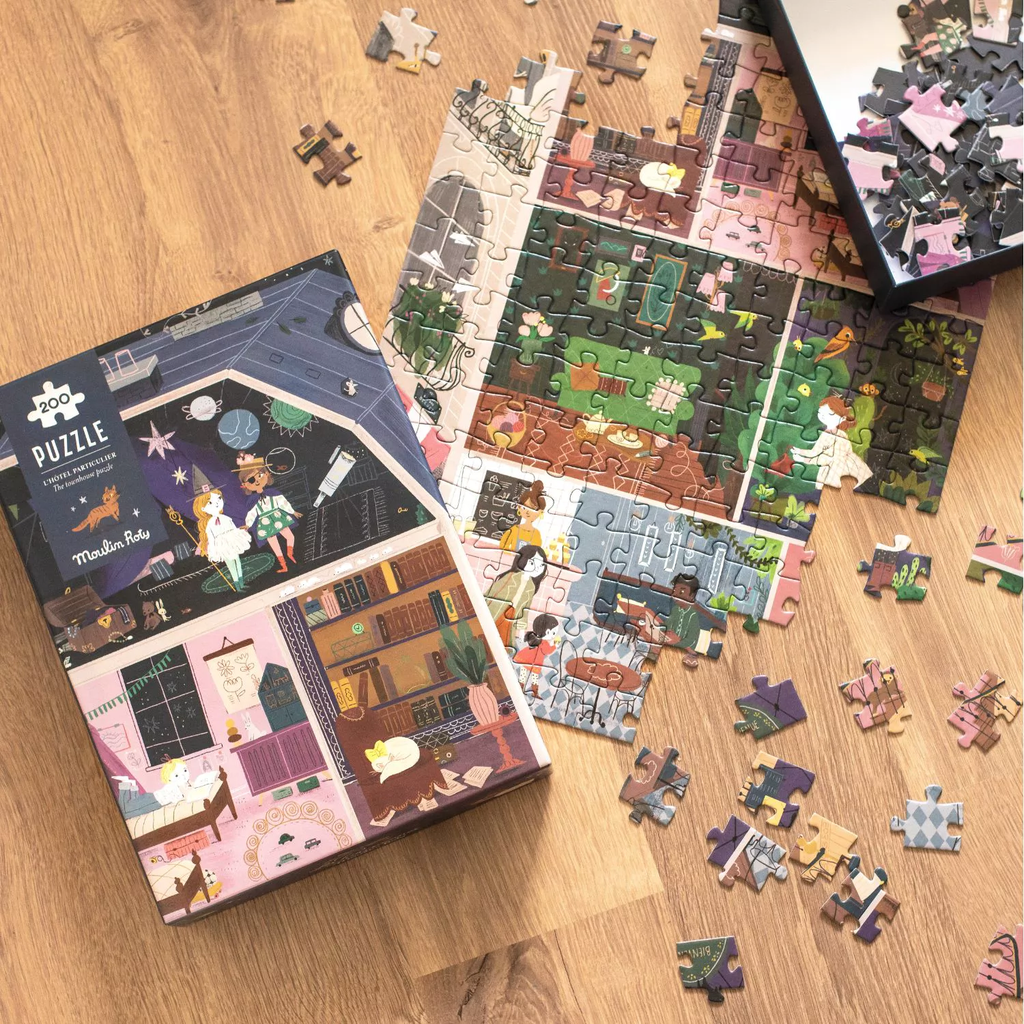  les parisiennes townhouse puzzle moulin roty