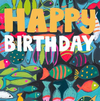 fish birthday card