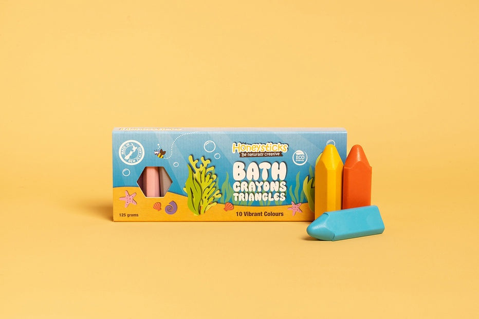 honeysticks bath crayons triangles