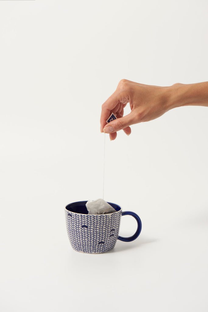 Jones & Co Blue Weave Mug