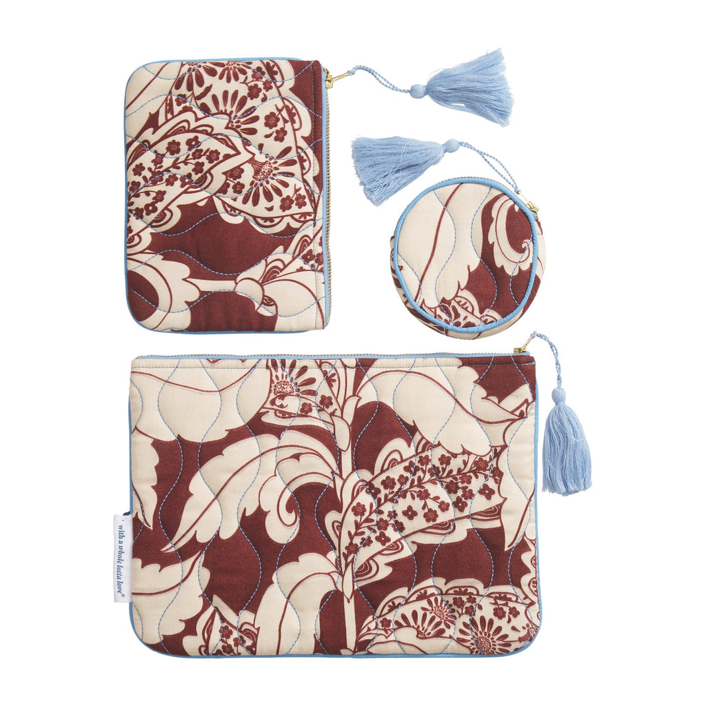 sage x clare luna lata pouch set