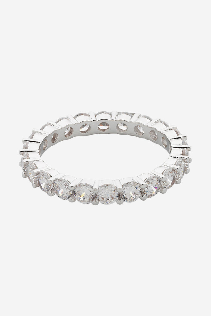 Liberte Dolce Vita Rhodium Cz Ring