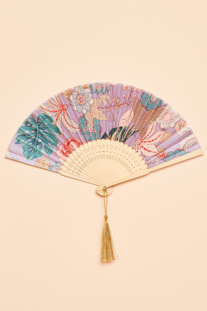 Satin Hand Fan