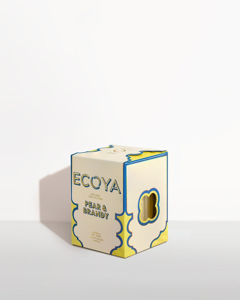 Ecoya Holiday  Pear & Brandy Candle