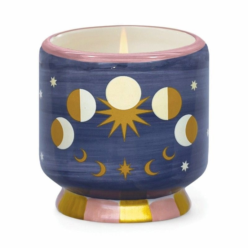 Paddywax  Moon Phases Ceramic Candle Jasmine & Rose