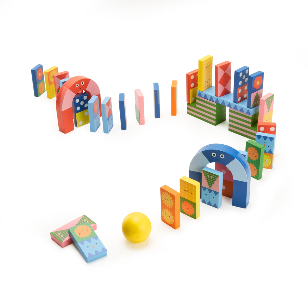 
kidoki  Topple Twist Dominoes