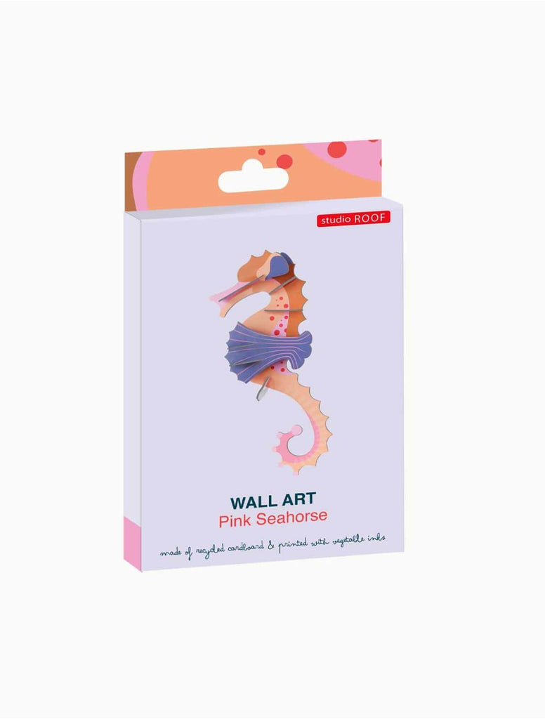 Studio ROOF Wall Art Sea Creatures Pink Seahorse