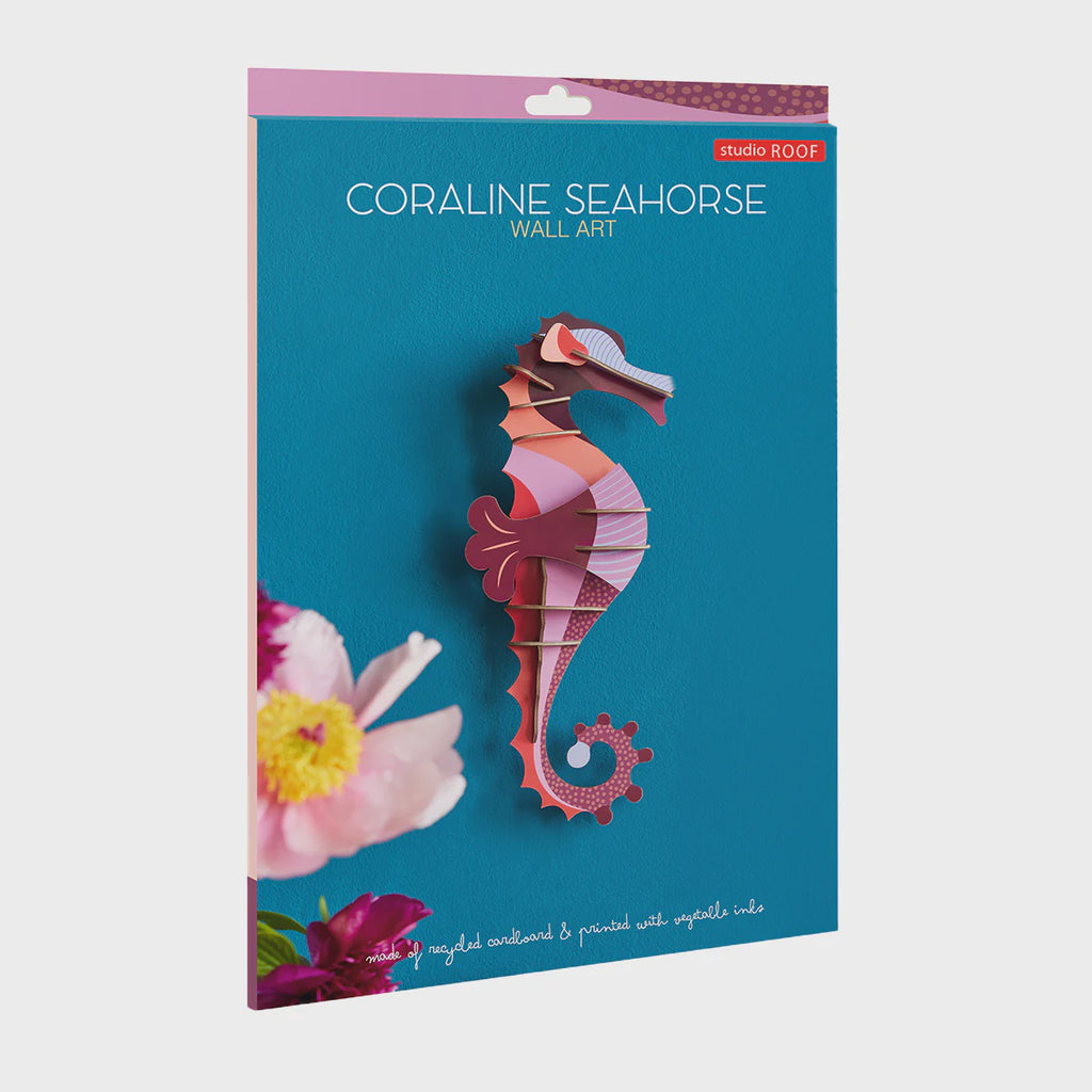 Studio ROOF  Wall Art Sea Creatures  Coraline Seahorse