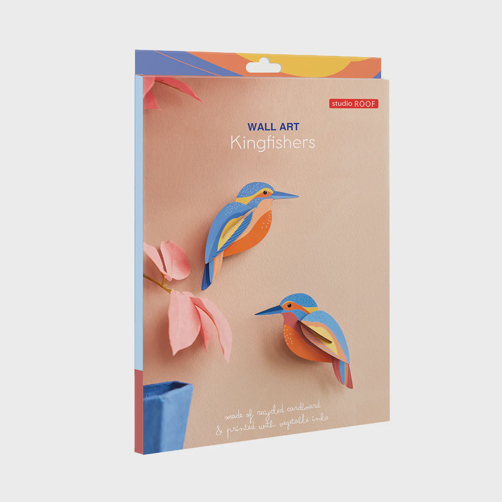 Studio ROOF Wall Art Garden Birds  kingfishers