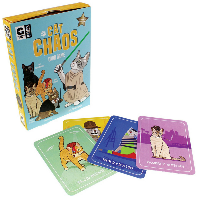  Ginger Fox - Cat Chaos Card Swapping Game. Fast-Paced Card Game.  Family Games for Ages 8 and Over. Great Addition to Board Games and Party  Games. Fun Games for Family Game