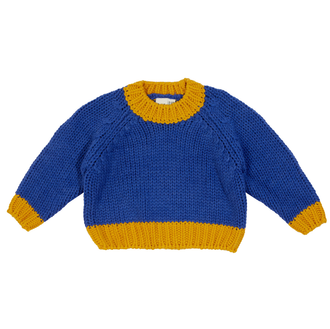 Gray 2025 blue sweater