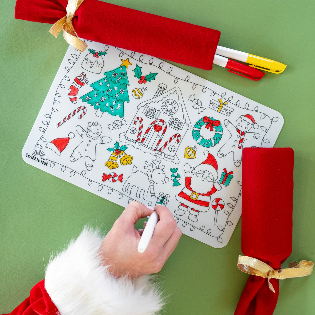 scribble mat christmas cracker reusable 