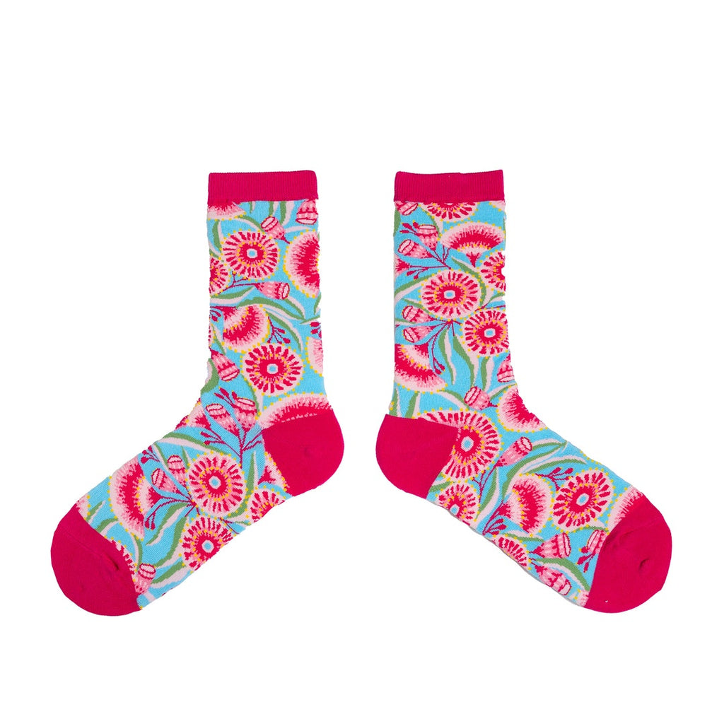 gum blossoms womens socks