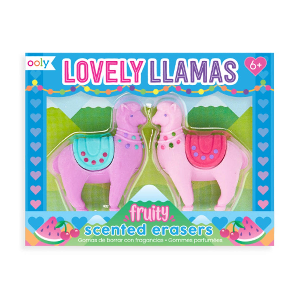 Ooly Lovely Llamas Scented Erasers