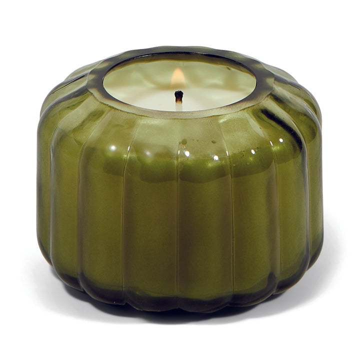 Paddywax Ribbed Glass Candle Secret Garden