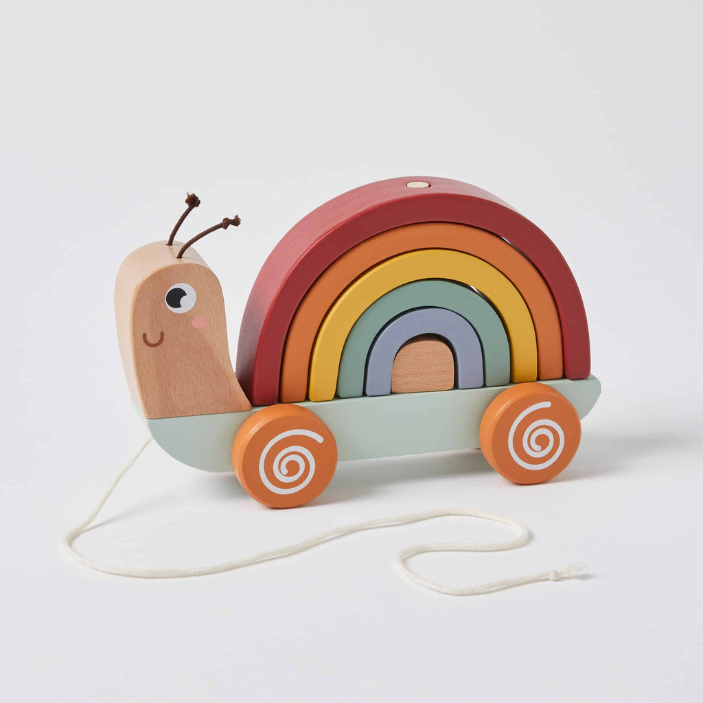 Zookabee Pull Along Snail Wooden Toy