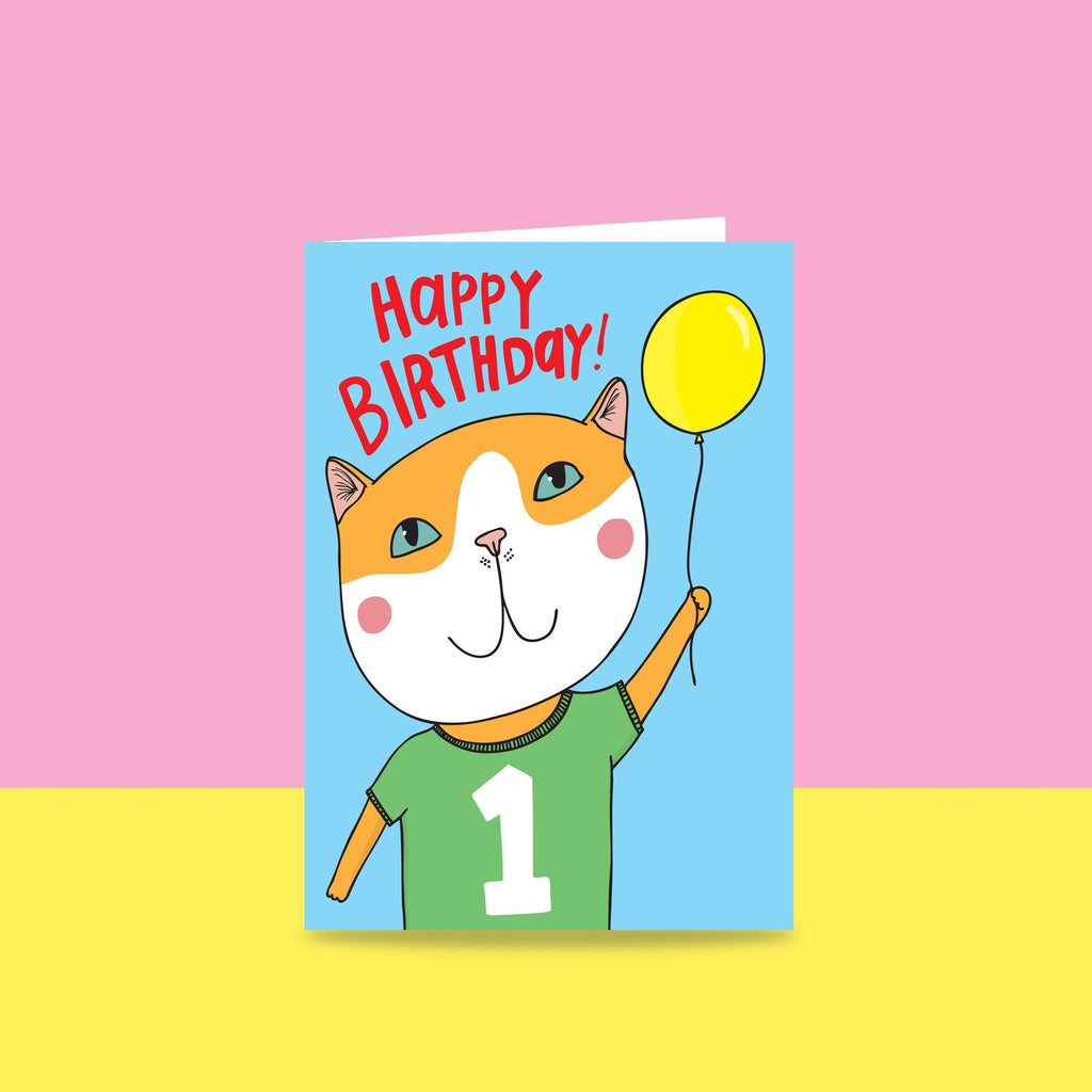 Able And Game Age Birthday Top Cat card