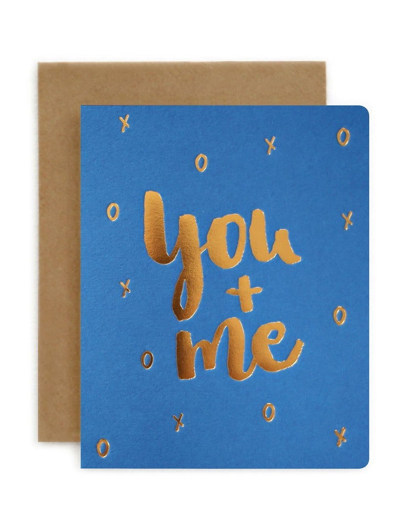 you + me greeting card valentines day